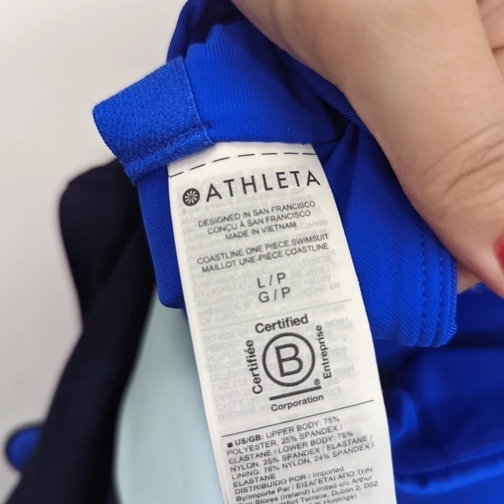 NWT ATHLETA Coastline One Piece Swimsuit
